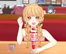 かわいい女の子のイラスト描きます 表情差分、衣装差分対応します！お気軽にご相談ください！ イメージ1