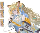 歌ってみたやMVなどの動画用イラストを描きます 本家寄せ◎アニメーション対応◎ イメージ3