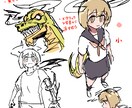 キャライラストお描きします 厚塗りで仕上げた重厚感のあるイラストをお届けします！ イメージ10