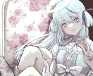 厚塗りで雰囲気のあるイラストを描きます 厚塗りが好きな方、可愛いからかっこいいまで承ります！ イメージ8