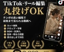 TikTok運用を丸ごと代行します 企画から編集・投稿・分析までまとめて対応します イメージ1