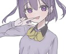 一枚絵イラストやアイコンの制作を承ります 落ち着いた可愛い絵柄で絵を制作いたします！ イメージ1