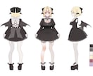 live２D女の子イラストを請け負います Live2Dイラスト、あなたの思うキャラクターの作成 イメージ2