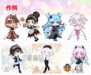 可愛いく見栄えするミニキャラお描きします 世界観をそのままに。目を引く色味でアイコンにおすすめ！ イメージ4