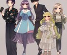 配信やTRPGに！可愛い立ち絵を制作します 創作活動にぴったりな立ち絵を描きます！ イメージ4