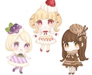 ふんわりタッチのデフォルメイラスト描きます ◆創作、版権どちらもお受けできます！キャラデザもします◎ イメージ1