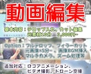 撮影動画の編集を行います ご要望に合わせて、わかりやすくテンポよい動画にします イメージ1