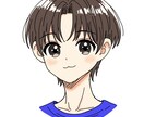 写真不要！特徴をお聞きしてミニキャラを描きます お写真なしOK！髪型や服装の特徴から可愛いアイコン描きます イメージ2