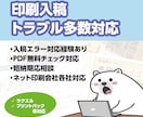 Canvaデータを印刷用・入稿データへ修正します ☆塗り足し・CMYK変換など印刷入稿トラブル防止対応☆ イメージ5