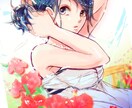 人物1枚絵フルカラーイラストで描きます うちの子依頼、小説表紙、挿絵、動画サムネイルやジャケット絵に イメージ1