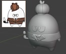 3Dプリンタ用データ作成します ★お好きな写真やイラストを3D化★ イメージ2