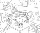 シンプル･オシャレなイラスト描きます お好きな写真をゆるいタッチのアイコンやポストカードに!! イメージ3