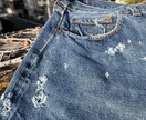 デニムのお直しいたします 雰囲気を活かすリペアを心がけてています。 イメージ9