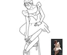 シンプルでお洒落なイラスト描きます お写真を元に似顔絵イラストをお描きします！ イメージ1