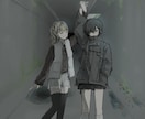 ご希望に沿ったイラストを制作します なんでもご相談ください！SNS、オリジナル楽曲、歌みた用等 イメージ2