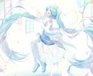キラキラ可愛い/綺麗なイラスト描きます あなた好みのイラストを目指します イメージ1