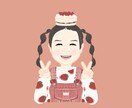 ほんわか笑顔の似顔絵を作成します ミニキャラみたいで可愛い♩似顔絵ギフトにも イメージ5