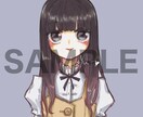 低予算でSNSアイコンを描きます 小物をつけても1000円！まずは相談してください！(^^) イメージ1