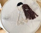 世界に一つだけの両親贈呈品を作ります 家族写真をもとに刺繍のプレゼントを作ります イメージ7