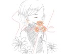 シンプル＊アイコンイラストお描きします モノクロorワンカラー お選びいただけます！修正何度でも◎ イメージ3