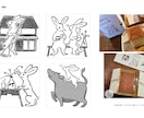鳥獣戯画、浮世絵風など和風イラストを描きます データ対応。本格手描きで上品。ご朱印等多数。企業様にも。 イメージ10