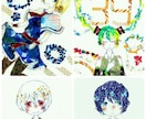 あなたのためのアイコンをアナログ画材で表現します 版権・創作何でもOK！！アナログ画材選べます！ イメージ2