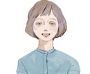 SNS等用の似顔絵制作します ご自身、またはパートナー、ペットとの絵が欲しい方へ イメージ3