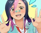格安!SNSのアイコン作成致します カワイイ系の明るいイラストお任せ下さい!! イメージ2