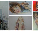 似顔絵・イラスト描きます 水彩+色鉛筆が基本ですが、デジタル処理も可能です。 イメージ1