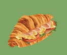 SNSに使えるほっこり食べ物イラスト描きます 見て落ち着く、丁寧な仕上げの食べ物イラスト イメージ2