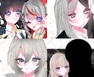 夢絵、アイコンオーダー承ります ご要望に添えるよう努力致します♩夢絵コテ同コテ単立ち絵etc イメージ1