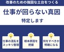 仕事が回らない現状を整理し解決方法を提示します 課題を可視化し、解決方法と進める順序が分かれば、後はやるだけ イメージ1