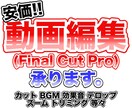 YouTuberさん向け!動画編集承ります Final Cut Proでの編集です♪ イメージ1