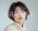 美容系♡女性向け♡可愛い愛されAI画像生成します ♡美容・コスメ広告に”映える””魅せる”リアルビジュアル！ イメージ7