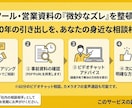 販促ツール・営業資料の微妙なズレを整頓します 広告業界40年！親切、丁寧に、寄り添う「身近な相談相手」 イメージ1