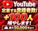 YouTubeで高品質の登録者+100人増やします 低減少率でお墨付き！「定着する登録者」で予算を削減可能！ イメージ6
