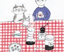 グッズ、挿絵、表紙、web、等のイラスト作製します オリジナリティ溢れる温かみのあるイラストを提供します。 イメージ2