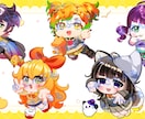 商業利用可！SDキャラミニキャライラスト制作します 商業利用〇！最短納期5日でちみキャラ作成します！ イメージ4