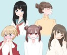 ポップな女の子お描きします カラフルでお洒落な女の子を提供します！ イメージ1