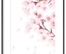 桜のイラストを描きます 想いが咲く、桜の一枚をお手元に イメージ7
