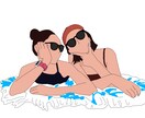 お気に入りの写真をイラストにします 素敵な思い出や大切な人の写真を素敵なイラストに！ イメージ3