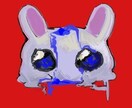 ダークでビビット！個性か強いイラスト作成します アイコン以外にも使用可能です（サイズは正方形のみ） イメージ4