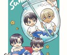 アニメ塗りイラストお描きします キャラクターイラストアイコン作成など イメージ3