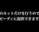 格安で動画のカットのみを行いますます ラジオ動画などのカットのみを必要とする動画を格安で提供 イメージ2