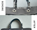 バッグの持ち手やショルダーの交換いたします 持ち手を綺麗に交換いたします！ イメージ1