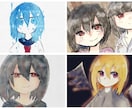 可愛い女の子やケモノのイラスト描きます 水彩風や厚塗りなど様々な塗りがお選びいただけます イメージ2