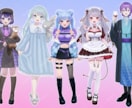 IRIAM用立ち絵仕立てます IRIAM、TRPG、動画のキャラクターデザインが欲しい方に イメージ5