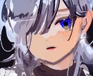 筆圧強めラフタッチ　優美な女性を描きます （スマホ指描きならではの儚さやあどけなさをお届け） イメージ3