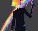 色と自分の新たな世界を描きます 色が自分を変えたところを描いた絵 イメージ1
