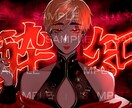 歌ってみたイラスト等サムネ描きます なるべく原作に寄せた絵に仕上げます。 イメージ1